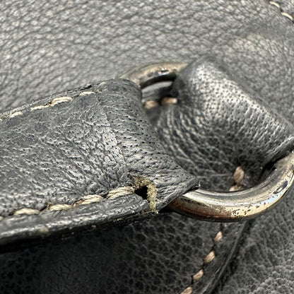 Hermes Bag Cabas GM Women's Brand Tote Bag Buffalo Graphite Large Capacity