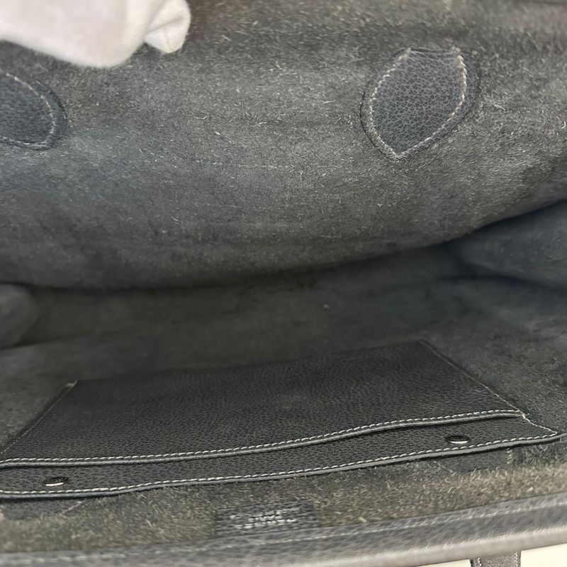 Hermes Bag Cabas GM Women's Brand Tote Bag Buffalo Graphite Large Capacity