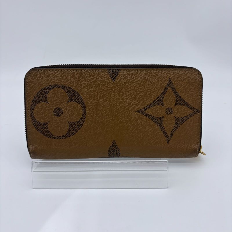 Louis Vuitton Monogram Giant Reverse Zippy Wallet Zip Around