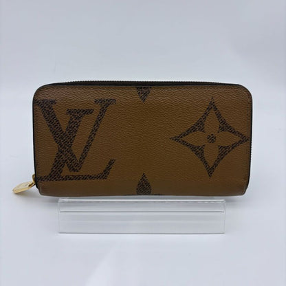Louis Vuitton Monogram Giant Reverse Zippy Wallet Zip Around