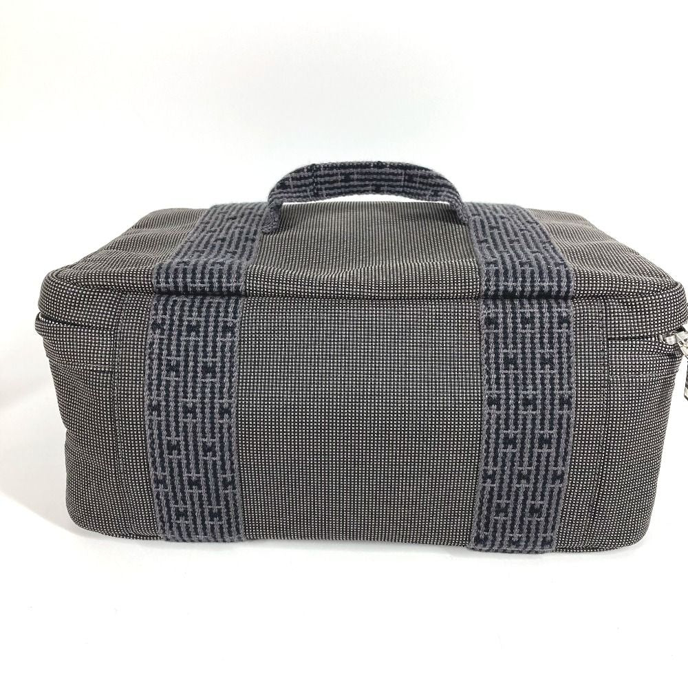 Hermes Pouch Her Line Vanity Bag Canvas Gray