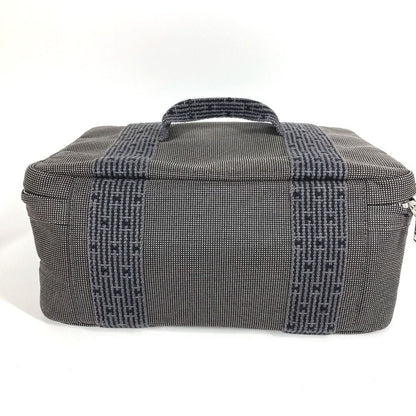 Hermes Pouch Her Line Vanity Bag Canvas Gray