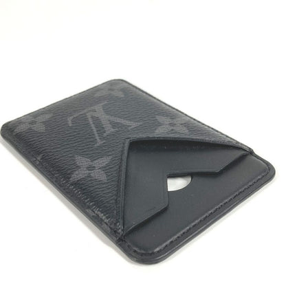 Louis Vuitton Card Case Porto Cult Magnet M12602 Monogram Eclipse Canvas Black