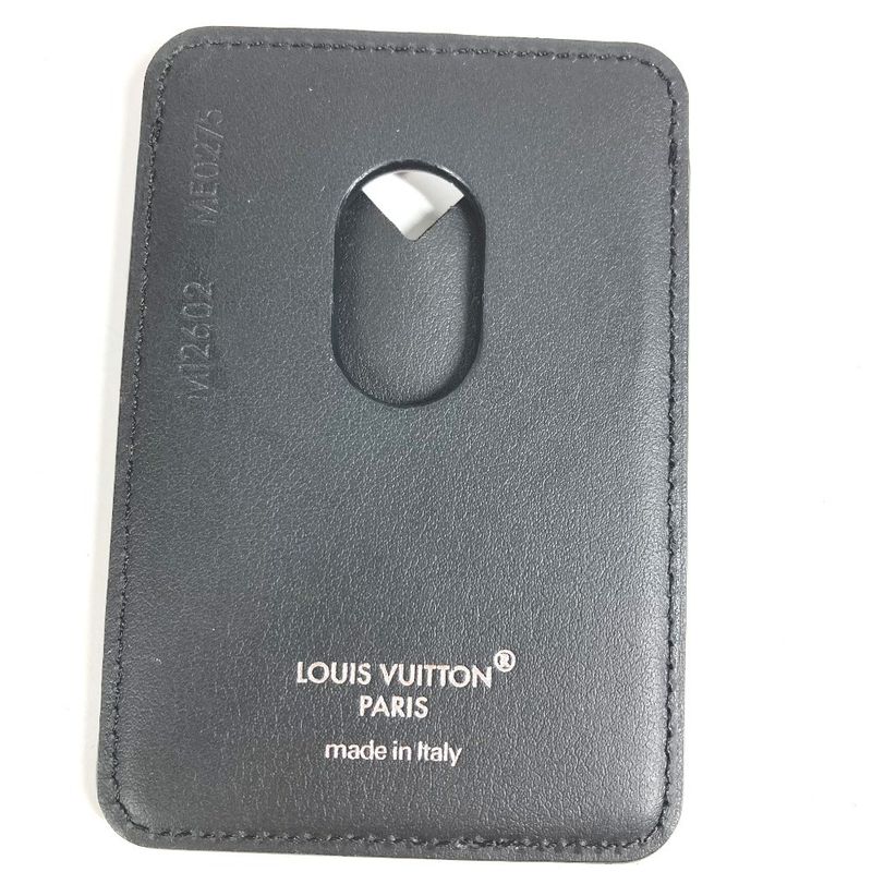 Louis Vuitton Card Case Porto Cult Magnet M12602 Monogram Eclipse Canvas Black