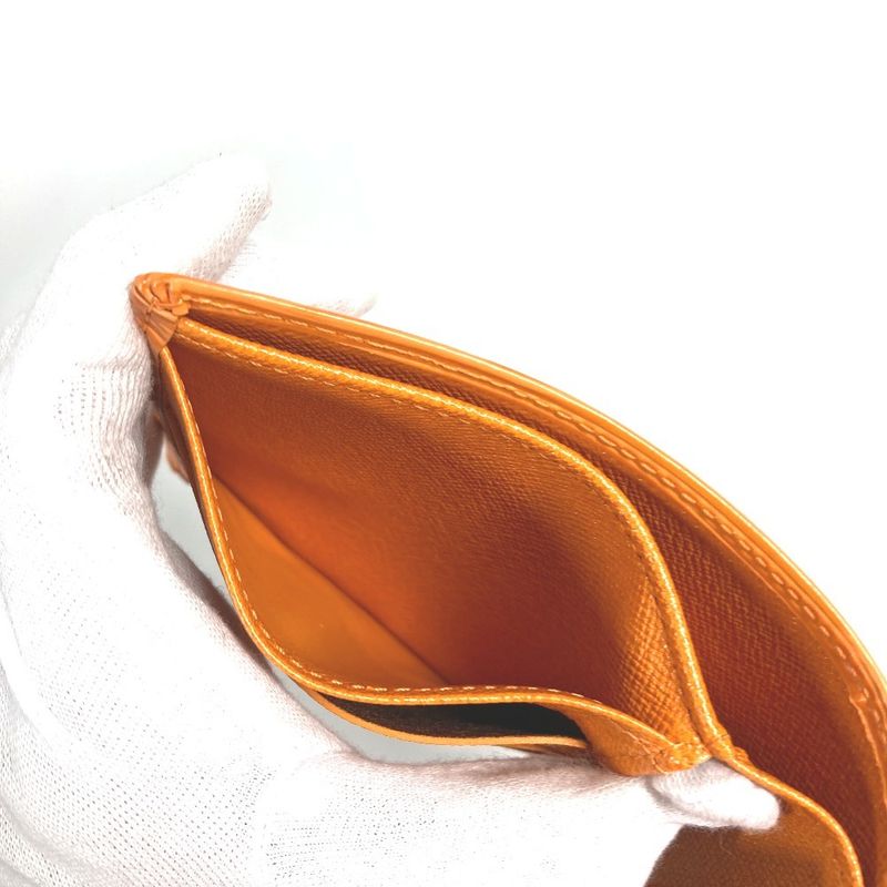 Louis Vuitton Bifold Wallet Portobier Compact M6355h Epi Leather Mandarin Orange