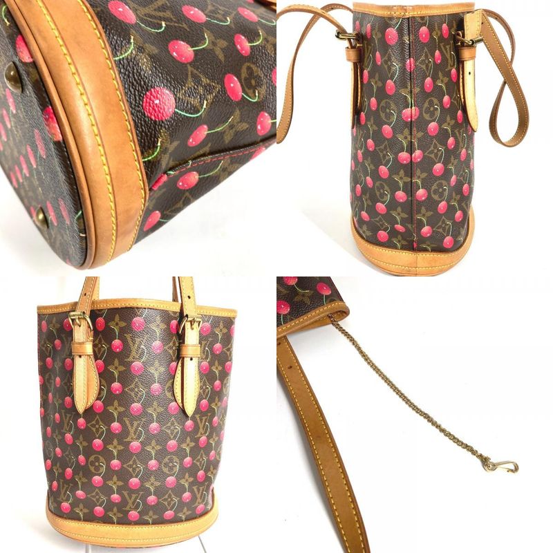 Louis Vuitton Shoulder Bag Bucket PM Bucket PM Monogram Canvas Brown