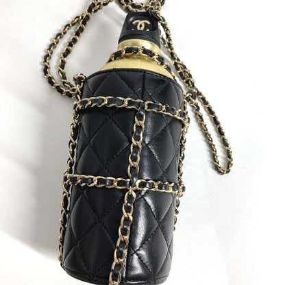 Chanel Shoulder Bag CC Coco Mark Logo Chain With Case As1324 Leather Black