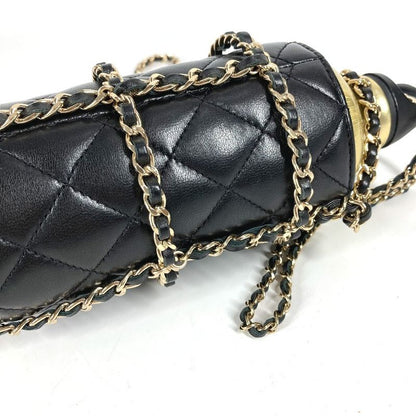 Chanel Shoulder Bag CC Coco Mark Logo Chain With Case As1324 Leather Black
