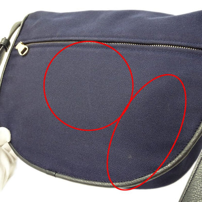 Loewe Bag Women's Brand Shoulder Bag Canvas Navy Logo Crossbody Stylish