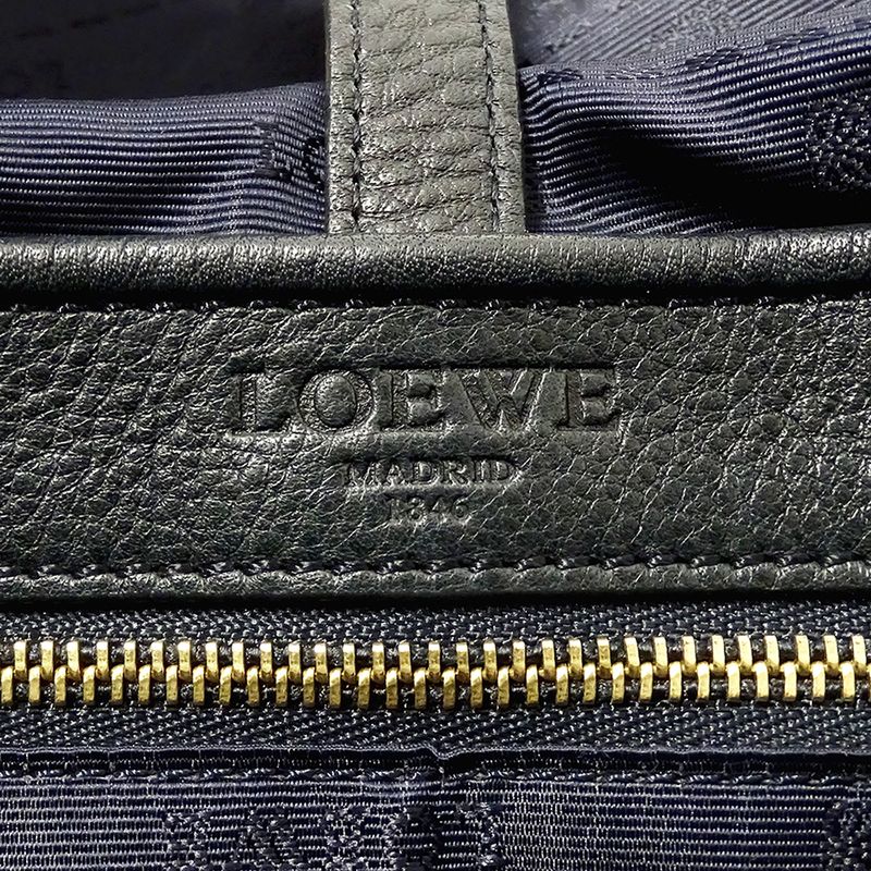 Loewe Bag Women's Brand Shoulder Bag Canvas Navy Logo Crossbody Stylish