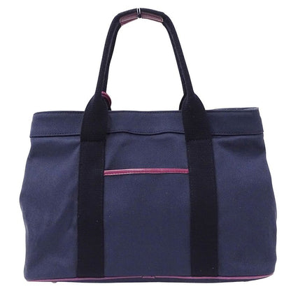 Loewe Bag Women's Brand Handbag Shoulder Bag 2way Canvas Navy Tassel Fringe