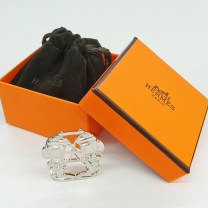 Hermes Scarf Ring Brides De Gala Metal Silver - SV Made In France