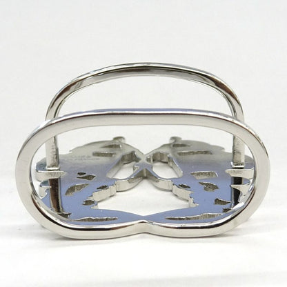 Hermes Scarf Ring Brides De Gala Metal Silver - SV Made In France