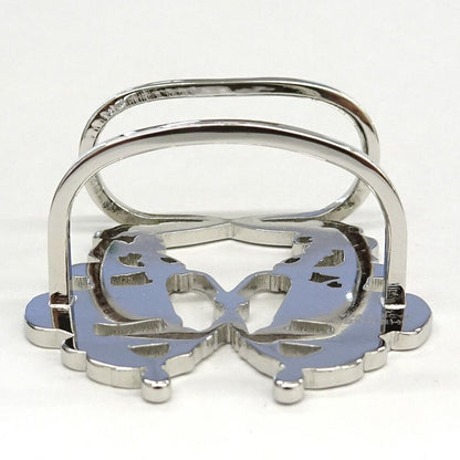 Hermes Scarf Ring Brides De Gala Metal Silver - SV Made In France