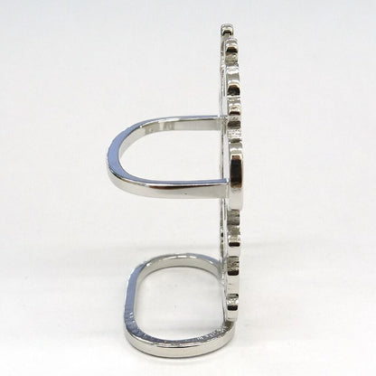 Hermes Scarf Ring Brides De Gala Metal Silver - SV Made In France