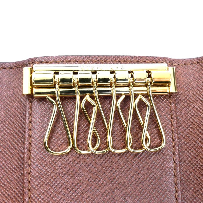 Louis Vuitton Multicles 6 key Case Monogram Brown IC Unisex
