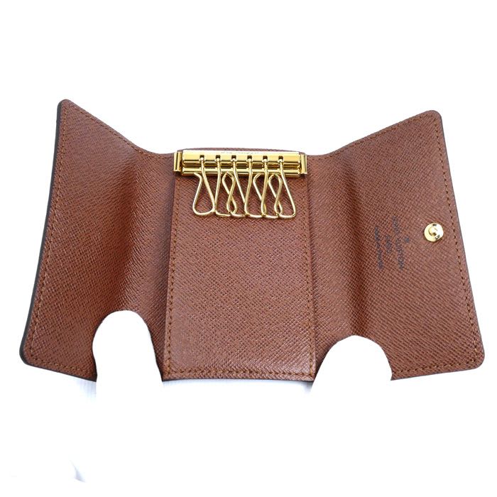 Louis Vuitton Multicles 6 key Case Monogram Brown IC Unisex