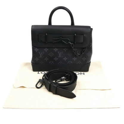 Louis Vuitton Steamer PM 2-Way Shoulder Bag Monogram Eclipse Black IC