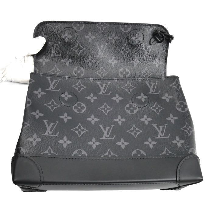 Louis Vuitton Steamer PM 2-Way Shoulder Bag Monogram Eclipse Black IC