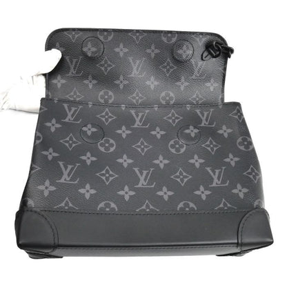 Louis Vuitton Steamer PM 2-Way Shoulder Bag Monogram Eclipse Black IC
