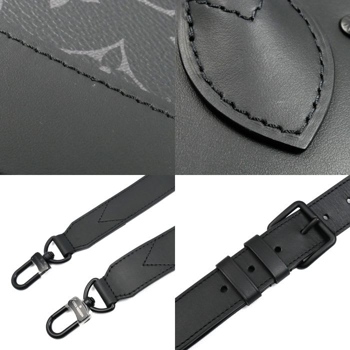 Louis Vuitton Steamer PM 2-Way Shoulder Bag Monogram Eclipse Black IC
