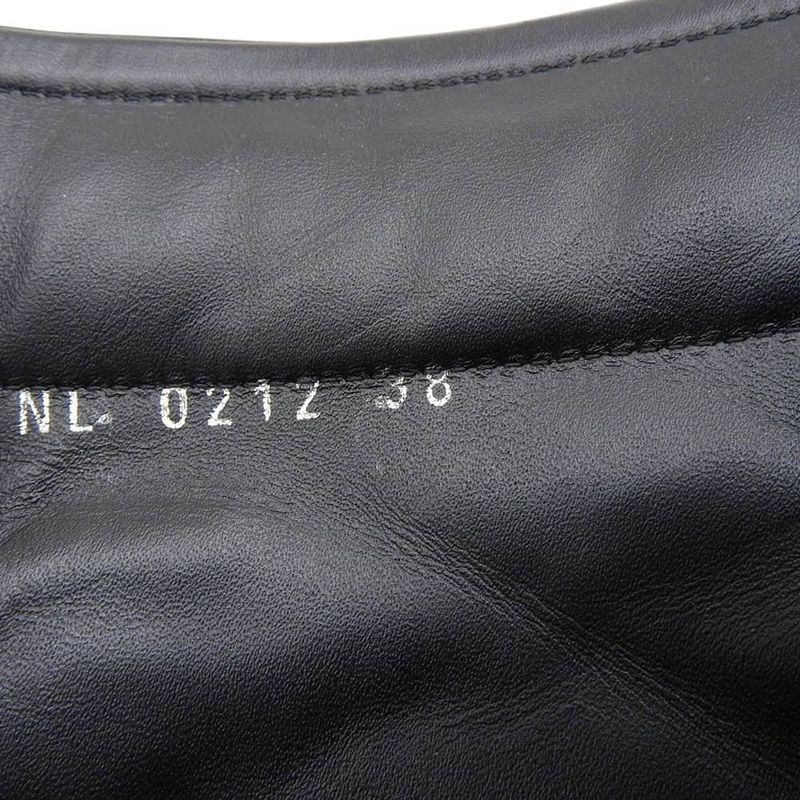 Louis Vuitton Similar Moonlight Dot Pattern Open Toe Boots Shoes Ladies Black 38