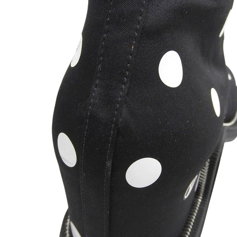 Louis Vuitton Similar Moonlight Dot Pattern Open Toe Boots Shoes Ladies Black 38