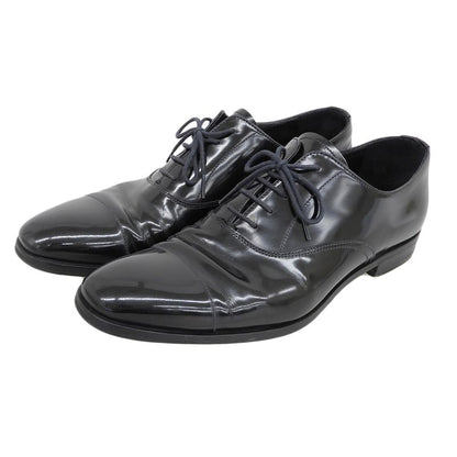 Prada Patent Leather Straight Tip Shoes Men's Black 7 2ec031 7