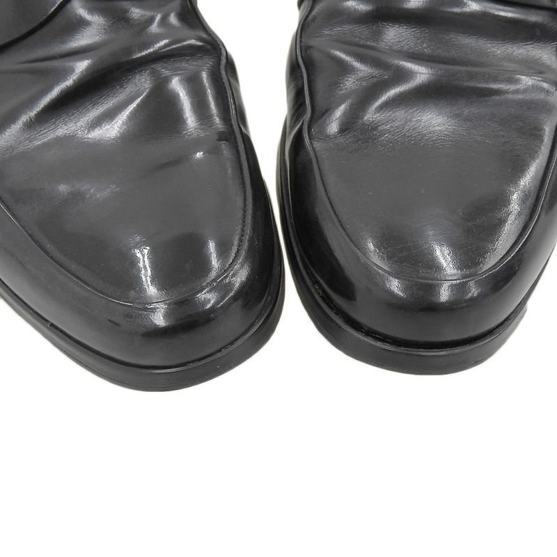 Prada Coin Loafer Shoes Men's Patent Black 7 2de010 7