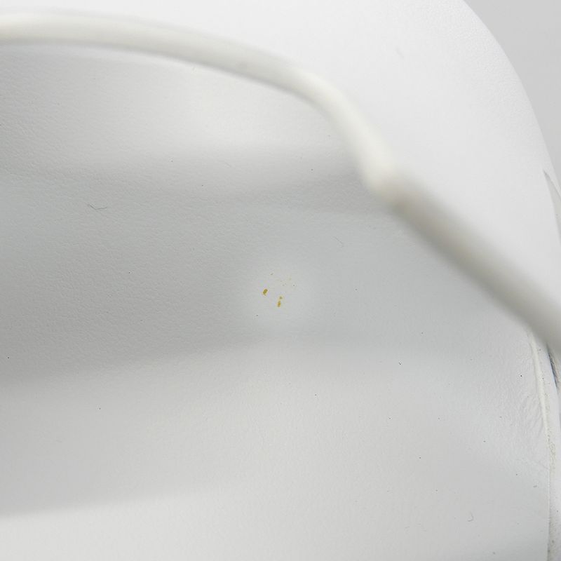 Hermes Similar Elda Leather Strap Espadrille Sandals Shoes Women's White 35