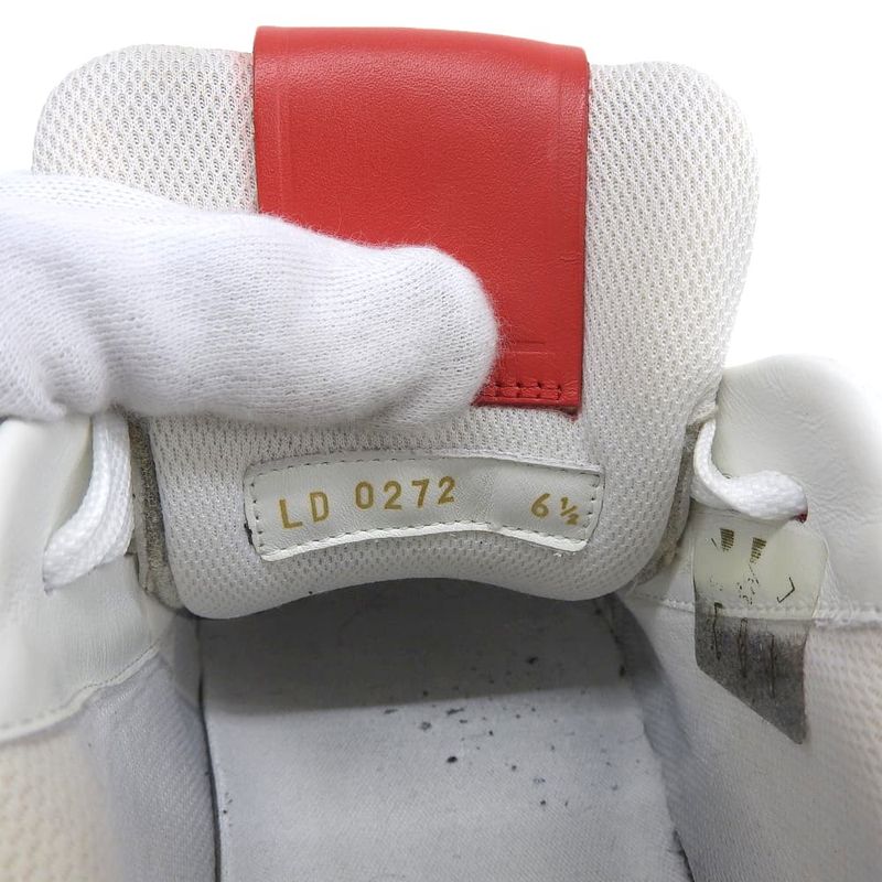 Louis Vuitton Trainer Line Sneakers #54 Shoes Men's Red X White 25.5cm (10.04in)