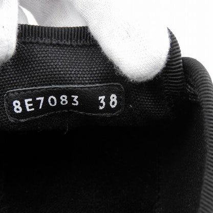 Similar To Fendi Zucca Pattern Clear Sole Low Cut Sneakers Shoes Ladies Black