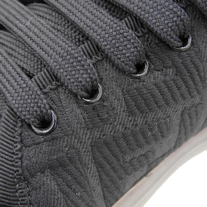 Similar To Fendi Zucca Pattern Clear Sole Low Cut Sneakers Shoes Ladies Black