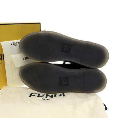 Similar To Fendi Zucca Pattern Clear Sole Low Cut Sneakers Shoes Ladies Black