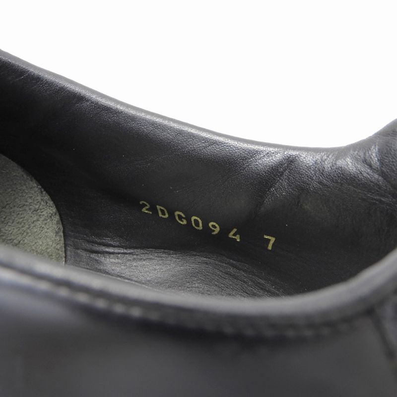 Prada Coin Loafer Shoes Men's Leather Black 7 2dg094 7