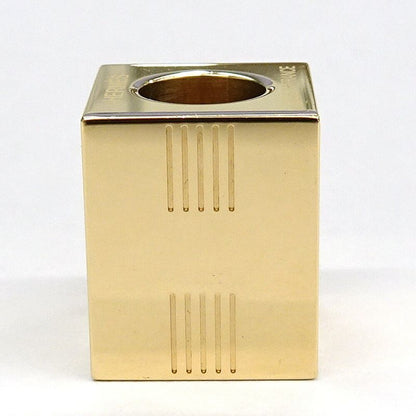 Hermes Scarf Ring Cube Teme H Motif Metal Gold GD Made In France