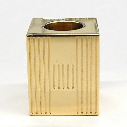 Hermes Scarf Ring Cube Teme H Motif Metal Gold GD Made In France