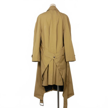 Balenciaga 16aw Deformed Trench Coat Oversize 34 Beige 446019