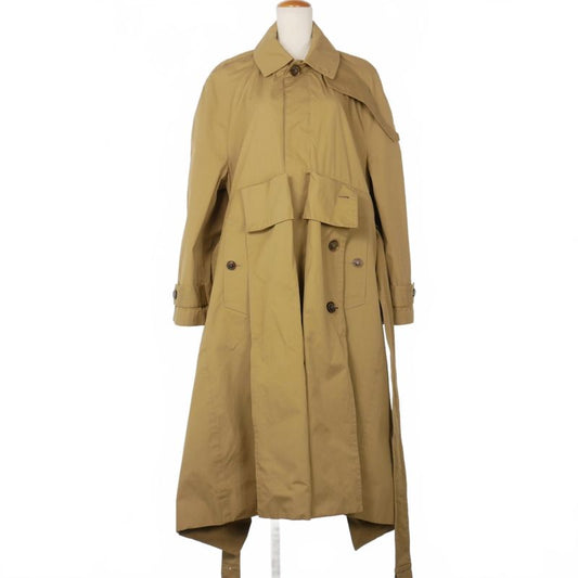 Balenciaga 16aw Deformed Trench Coat Oversize 34 Beige 446019