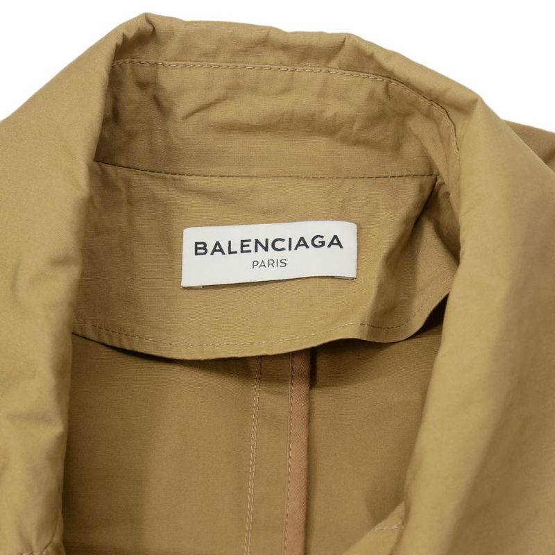 Balenciaga 16aw Deformed Trench Coat Oversize 34 Beige 446019