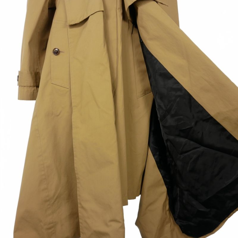 Balenciaga 16aw Deformed Trench Coat Oversize 34 Beige 446019