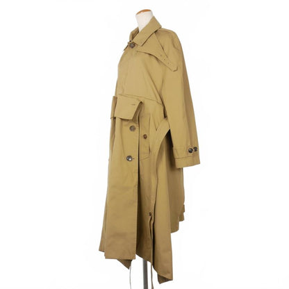 Balenciaga 16aw Deformed Trench Coat Oversize 34 Beige 446019