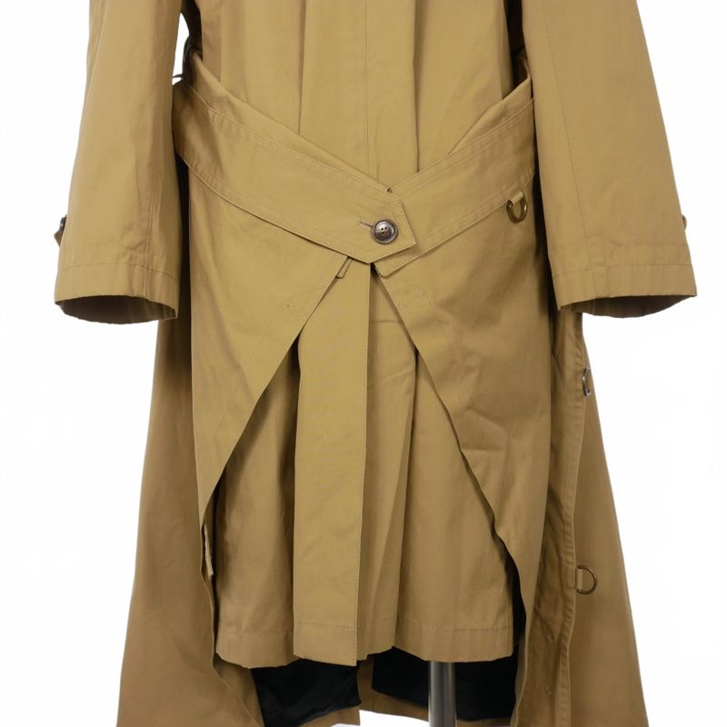 Balenciaga 16aw Deformed Trench Coat Oversize 34 Beige 446019