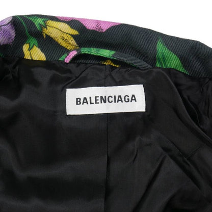 Balenciaga 19aw Floral Print Gown Coat Floral Pattern 36 Multicolor