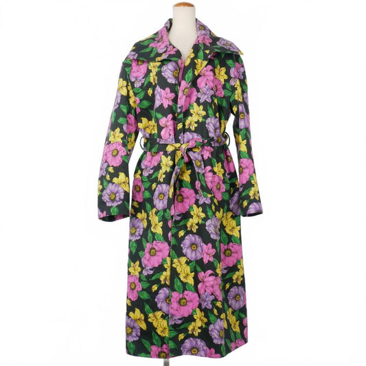 Balenciaga 19aw Floral Print Gown Coat Floral Pattern 36 Multicolor