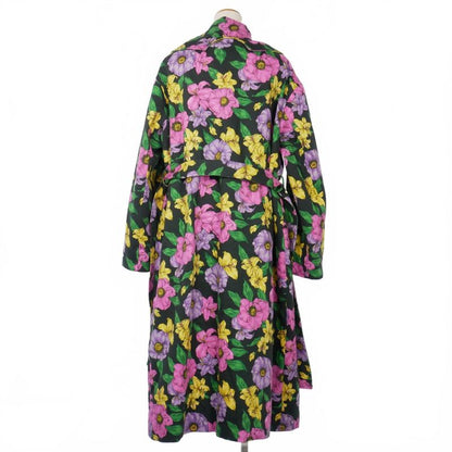 Balenciaga 19aw Floral Print Gown Coat Floral Pattern 36 Multicolor