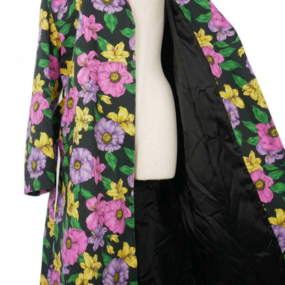 Balenciaga 19aw Floral Print Gown Coat Floral Pattern 36 Multicolor