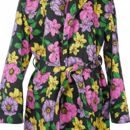 Balenciaga 19aw Floral Print Gown Coat Floral Pattern 36 Multicolor