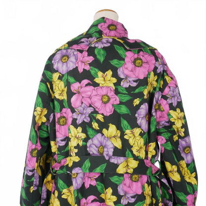 Balenciaga 19aw Floral Print Gown Coat Floral Pattern 36 Multicolor