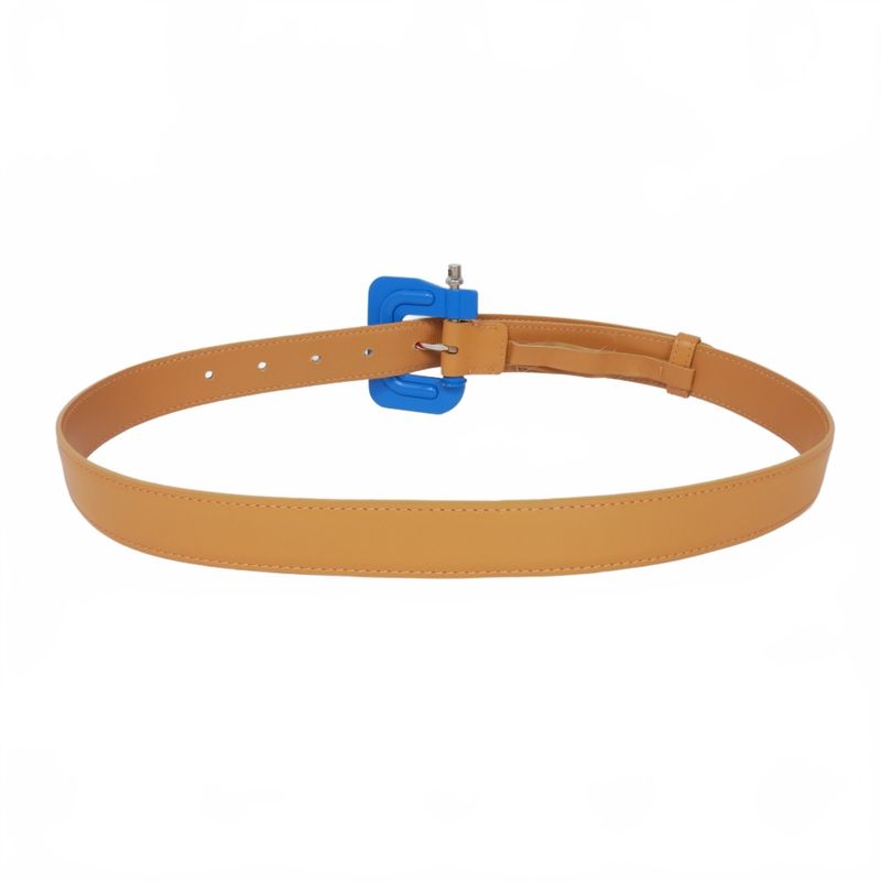 Balenciaga Driver Leather Belt 80 Brown